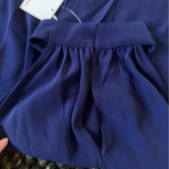 NWT A by Amanda Uprichard Navy Blue Mini Halter Dress. Women’s Small. - Picture 6 of 7